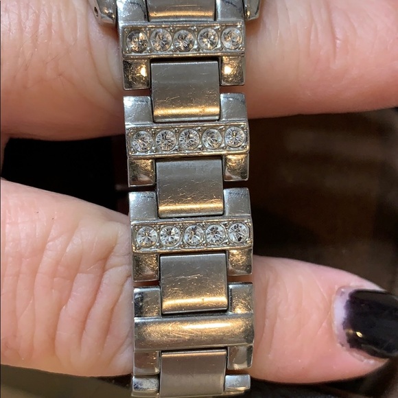 Fossil Silver Rhinestone Watch - Picture 2 of 3